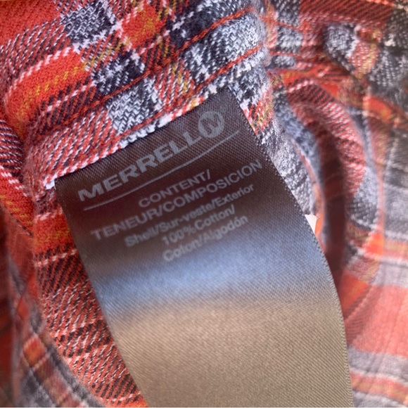 Merrell soft cotton plaid button up - Picture 7 of 12